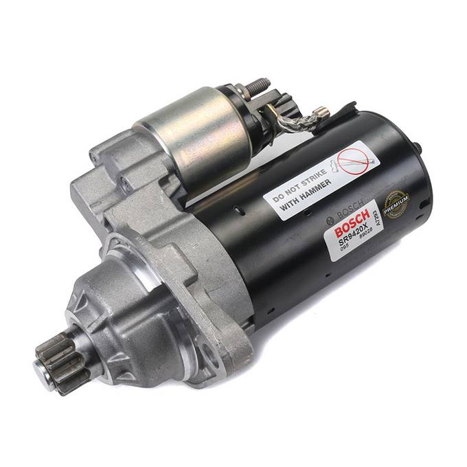 Audi VW Starter Motor (Rebuilt) (Bosch) 02M911023PX - Bosch SR9420X